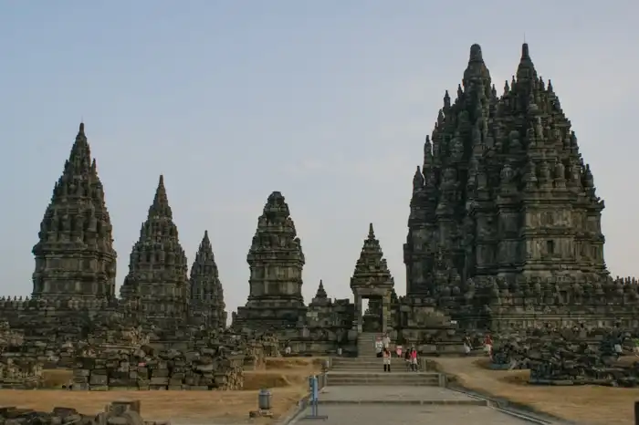 The ruins of Prambanan