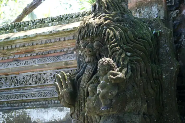 Ubud stone statue of Randa